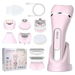 7 in 1 Rechargeable Facial Hair Remover with LED Battery Display, Facial Shaver for Face Eyebrow Bikini Nose Trimmer (Pink). Available at Crazy Sales for $39.95