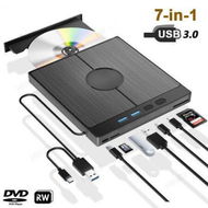 Detailed information about the product 7-in-1 USB 3.0 Type C External CD DVD RW Optical Drive DVD Writer Reader Multifunctional Drive for Windows Mac PC Laptop