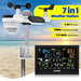 7 in 1 Wireless Weather Station Home Indoor Outdoor Sensor Temperature Humidity UV Light Rainfall Barometer Wind Speed Direction Forecast Monitor. Available at Crazy Sales for $129.95