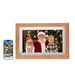 7 Inch Birch Wood Smart Digital Photo Frame 8GB WIFI Multi Function IPS Auto-Rotate Picture Video App Transfer Birthday Christmas Gift. Available at Crazy Sales for $59.99