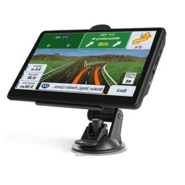 7 Inch GPS Navigation for Truck RV Car, Multi Functional Touch Screen, Free Lifetime Map Updates, Speed Warning(Black)