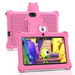 7 inch Kids Tablet Android 13 with 4GB RAM,32GB ROM,Parental Control,WiFi 6,Dual Camera,Bluetooth Tablets for Kids Ages 3-7(Pink). Available at Crazy Sales for $79.99