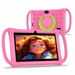 7 inch Tablet Android 13 with Shockproof Case,4GB(2+2) RAM 32GB ROM, Parental Control WiFi Dual Camera with Eye Protection for Grils (Pink). Available at Crazy Sales for $79.99