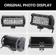 Detailed information about the product 7' LED Light Bar - 120W Offroad Driving Lights for Cars, Boats, and Trucks - Waterproof and Durable with Combo Beam Pattern