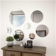 Detailed information about the product 7 Piece Wall Mirror Set Round Glass