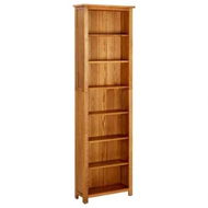 Detailed information about the product 7-Tier Bookcase 60x22x200 cm Solid Oak Wood