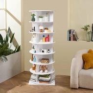 Detailed information about the product 7-Tier Rotating Shoe Rack Tower 360degreeSpinning Shoe Display with Base Black