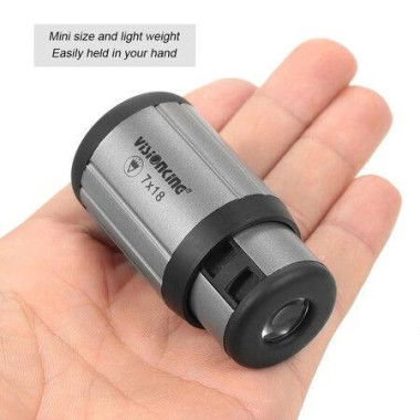 7 X 18Mini Compact Monocular Telescope Pocket Scope Ultra Light 18 Monocular