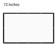 Detailed information about the product 72-inch 16:9 Portable Tabletop Projector Screen.