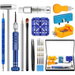 72 Pcs Watch Repair Tool Kit,Watch Battery Replacement Link Remover Set,Case Opener, Spring Bar Back Cover Wrench Tools. Available at Crazy Sales for $29.99