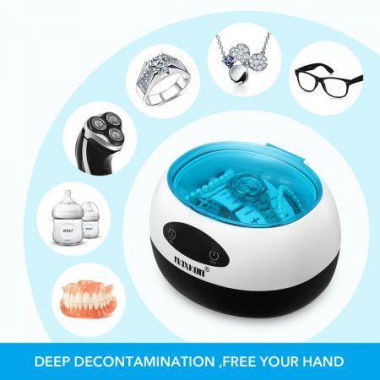 750ml Durable 42kHz Highly Efficient Ultrasonic Cleaner For Jewelry Watches Sunglasses Home/Shop.