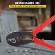 Detailed information about the product 762mm/30' Hand Swager, Swaging Tool for 5/32', 1/4' and 5/16' Aluminum/Copper Sleeves