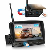 Detailed information about the product 7Inch RV Backup Camera Solar Wireless Magnetic HD 1080P Monitor System Battery Rechargeable Waterproof Back Up Rear View Car Truck Trailer Camper VN003