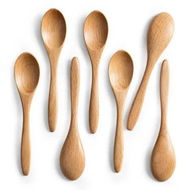 Detailed information about the product 7PCS Small Wooden Spoons,5.8 Inch Honey Spoons,Beech Wooden Honey Teaspoon,Little Tiny Wood Spoons,Bamboo Table Spoon,Wooden Spoons for Utensils Set