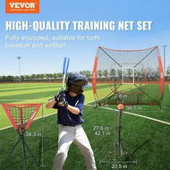 Detailed information about the product 7x7 Baseball Softball Practice Net Portable Baseball Training Net for Hitting Catching Pitching Backstop Baseball Equipment with Bow Frame Carry Bag Strike