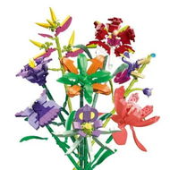 Detailed information about the product 8 in 1 Childrens Educational Flower Building Blocks Compatible With Major Brick For Endless Garden Combos Suitable for Children Aged 3 And Up