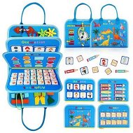 Detailed information about the product 8 in 1 Toddler Busy Board Montessori Toy Busy Book Learning Toy Activity for Basic Motor Skills for Kids 2-4 Yr (Blue)