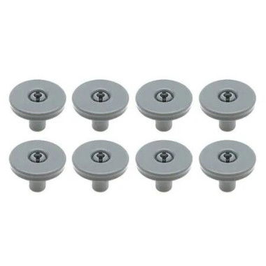 8-Pack 40mm Dishwasher Basket Wheels Replacement for Aeg, Favorit, Privileg, and Zanussi Dishwashers