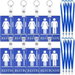 8 Pack Classroom Toilet Pass Set, Restroom Hall Pass Badges with Lanyards & Key Rings for Teachers, School & Homeschool PVC Cards. Available at Crazy Sales for $16.99