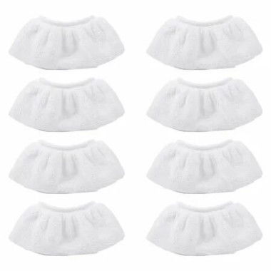 8 Pack Microfibre Cloth Cover Set for Karcher Steam Cleaner EasyFix SC2 SC3 SC4 SC5 Hand Nozzle Accessories
