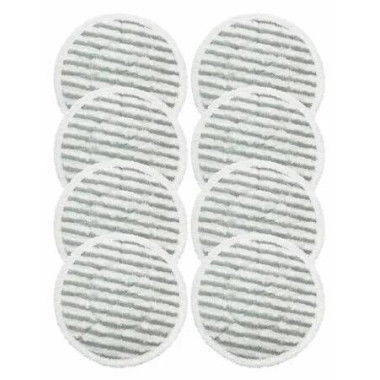 8 Pack Replacement Steam Mop Pads for Shark S8201 S8001 S7001/5/20 S7201 S7000AMZ S7000 S7001C Steam Mop,Steam & Scrub All-in-One Scrubbing and Sanitizing, Dirt Grip Scrub Washable Pad