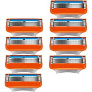 Detailed information about the product 8-Pack Shaving Razor Blade Refills for Gillette Fusion 5 - Orange New Version