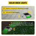 8-Pack Solar Driveway Light LED Road Markers Green for Garden Pathway. Available at Crazy Sales for $109.95