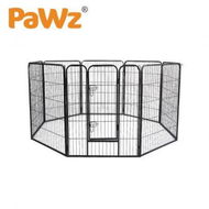 Detailed information about the product 8 Panel Pet Dog Playpen Puppy Exercise Black 4kg chicken