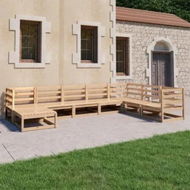 Detailed information about the product 8 Piece Garden Lounge Set Solid Pinewood