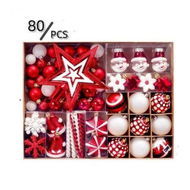 Detailed information about the product 80 Pcs Christmas Ball Ornaments Shatterproof Christmas Tree Hanging With Loop For Xmas Holiday Party Decoration