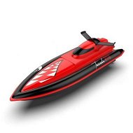 Detailed information about the product 808 Shark High Speed 2.4Ghz Remote Control RC Boat with Dual Motor 25km/hRed