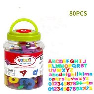 Detailed information about the product 80PCS Magnetic Letters Numbers Alphabet Fridge Magnets ABC 123 Preschool Educational Toy for Toddlers Kids Age 3+
