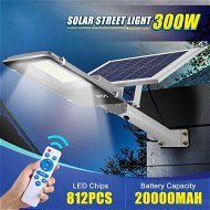 Detailed information about the product 812 LED Solar Street Light 300W Remote Outdoor Garden Security Wall Lamp Floodlight Sensor Flood Down Parking Lot Spot Pole Waterproof
