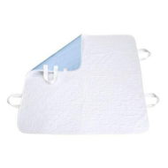 Detailed information about the product 85*90cm-Waterproof Reusable Underpad with 4 Positioning Strap Handles,Washable Incontinence Bed & Surface Overlay, Super Absorbent