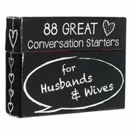 Detailed information about the product 88 Great Conversation Starters for Husbands and Wives,Romantic Card Game,Communication & Marriage Help,Fun Anniversary or Wedding Gifts for The Couple