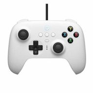 Detailed information about the product 8BitDo Ultimate Wired Controller USB Wired Controller For PC Windows 10 Android Steam Deck Raspberry Pi And Switch (White).