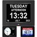 8inch Extra Large Clock Easy Read for Elderly Senior 3 Display Digital Calendar Alarm Clock Col. Black. Available at Crazy Sales for $49.99