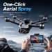 8K Dual Camera Drone With 4.3 Inch Screen Remote Control One Touch Mist Spray Brushless Motor Optical Flow Hover Obstacle Avoidance And Carry Case. Available at Crazy Sales for $99.99