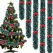 8M 38 Red Bows Christmas Tinsel Garland Tree Garland Wreath Decorations Garland Wreath Tinsel for Holiday Party. Available at Crazy Sales for $12.99