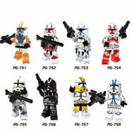 Detailed information about the product 8PCS 10cm STARWAR Building Anime Figures Compatible Lego Bricks