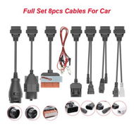 Detailed information about the product 8pcs Car Cables Set With 30 20 38 3 2 Pin OBD II 2 Diagnostic Tools For PSA Audi BMW Opel FIAT