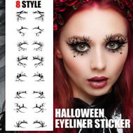 Detailed information about the product 8pcs Eyeliners Halloween Fancy Fashion Costume Party Look