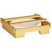 9 inch Paper Plate Dispenser, Under Cabinet Bamboo Plates Holder for 9 inches Plates, Bamboo. Available at Crazy Sales for $29.95