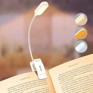 Detailed information about the product 9 LED Rechargeable Book Light for Reading in Bed, Eye Caring 3 Color Temperatures for Book Lovers, White