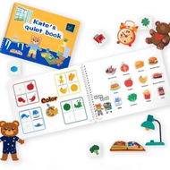 Detailed information about the product 9 Pages Montessori My First Busy Book Kids Quiet Books Education Toys