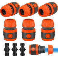 Detailed information about the product 9 PCS 6 Water Connections And 3 TwoWay Connections New ABS Quick Nipple Connector 20mm Pipe Hose Adapter Accessories