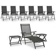 Detailed information about the product 9 Piece Garden Lounge Set Black and Anthracite