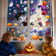 Detailed information about the product 9 Sheets Halloweens Stickers For Halloween decoration Ghost Pumpkin Skull Bat Spider Stickers For Halloween Party decoration Favors DIY Crafts