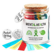 Detailed information about the product 90 Mental Affirmation Messages Jar, Positive Affirmation Gifts for Women, Daily Positive Affirmations Jar for Anxiety, Self Care