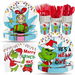 90 Piece Grinch Party Paper Plates Set Ideal For Christmas Parties And Festive Events. Available at Crazy Sales for $14.99